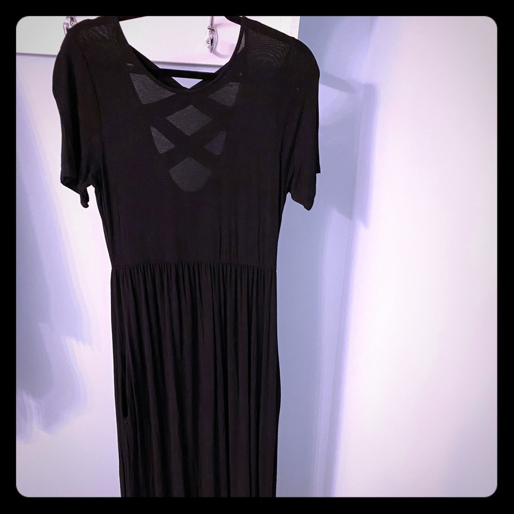 Cotton Bleu Full length Maxi Dress